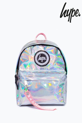 Hype. Silver Holo Mini Backpack (U81592) | £25