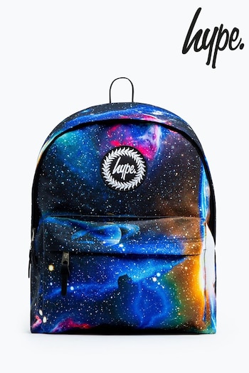 Hype. Unisex Odyssey Crest Black Backpack (U81603) | £30