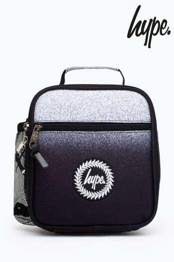 Hype. Unisex Mono Speckle Fade Crest Black Lunch Box (U81634) | £18