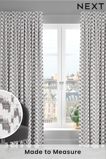 Grey Toro Made To Measure Curtains (U82004) | £100