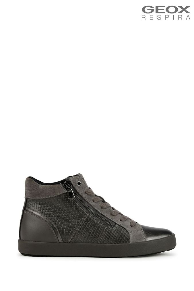 Buy Women s Grey High Top Trainers Online Next UK