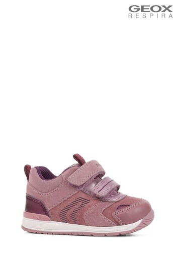 Geox Baby Girls Pink Rishon Shoes (U84100) | £45