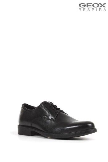 Geox Mens Carnaby Black sole Shoes (U84211) | £84