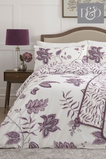 D&D Purple Samira Duvet Cover and Pillowcase Set (U84261) | £18 - £35