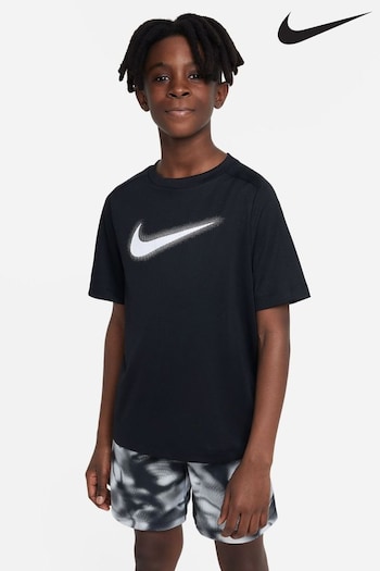 Nike Black Dri-FIT Multi Graphic Training T-Shirt (U84485) | £20