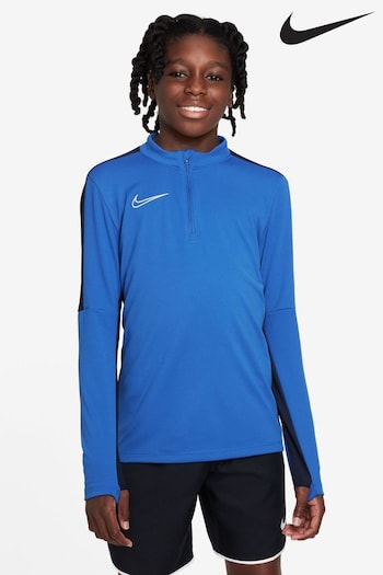 Nike locker Blue Dri-FIT Academy Half Zip Training Drill Top (U84498) | £35
