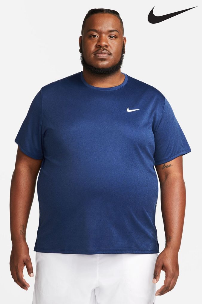 Buy Men s Nike Blue T Shirts Plain Tops Online Next UK