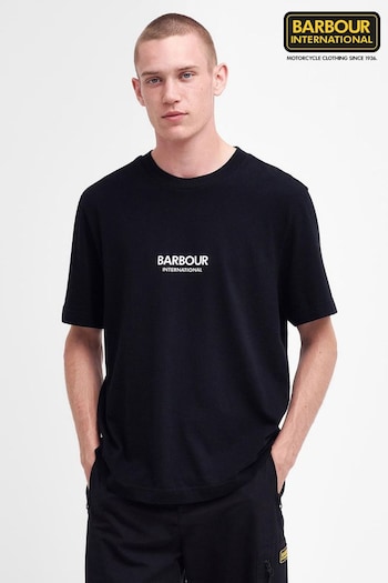 Barbour® International Oversize Simons Logo T-Shirt (U84591) | £35