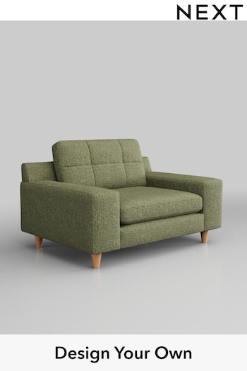 Chunky Boucle Easy Clean/Mid Green Axel (U84666) | £499 - £1,925