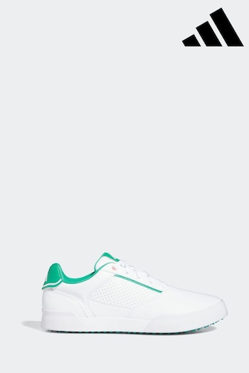 adidas Golf White/Green Retrocross Trainers (U84805) | £36