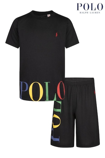 Polo Ralph Lauren Logo T-Shirt And Shorts Pyjamas (U84815) | £45