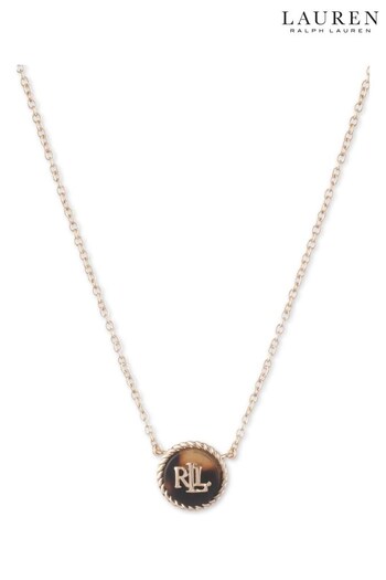 Lauren Ralph Lauren Gold Tone Carded Tortoiseshell Necklace (U85159) | £45