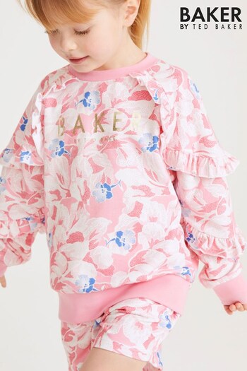 Baker by Ted Baker Pink Sweater And Shorts Set (U86495) | £41 - £46