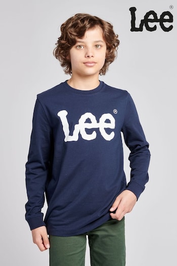 Lee Boys Classic Wobbly Long Sleeve T-Shirt (U86668) | £20 - £28