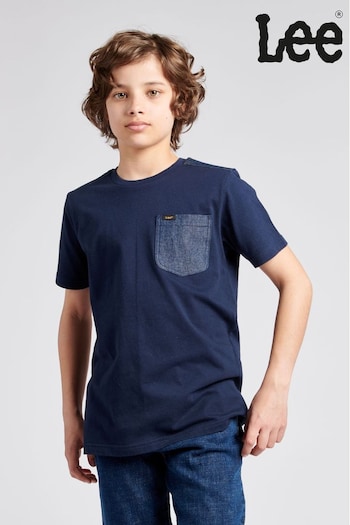 Lee Boys Classic Denim Pocket T-Shirt (U86672) | £22 - £30