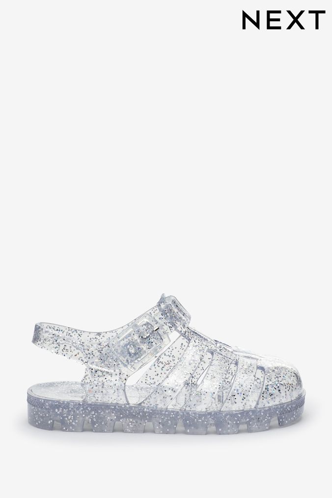 Glitter jelly sandals women's new arrivals