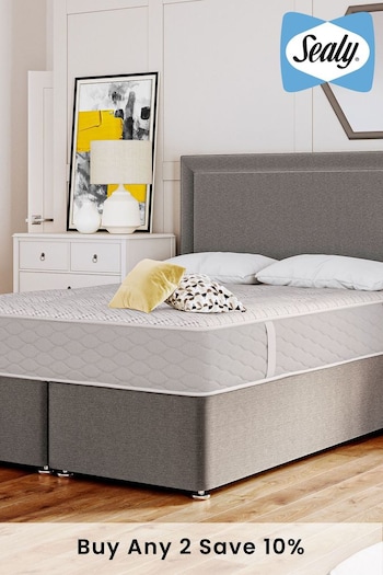 Sealy Silver Fox Ortho Plus Steeple PostureTech mattress and 4 Drawer Storage Divan Base Set (U87083) | £700 - £1,240