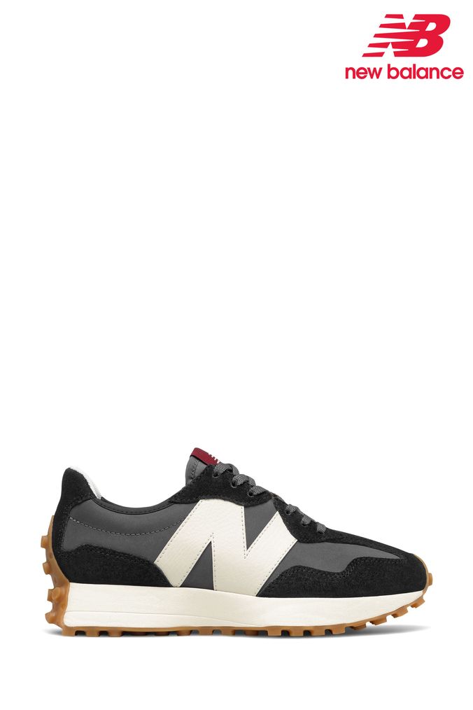 New balance leather trainers uk online