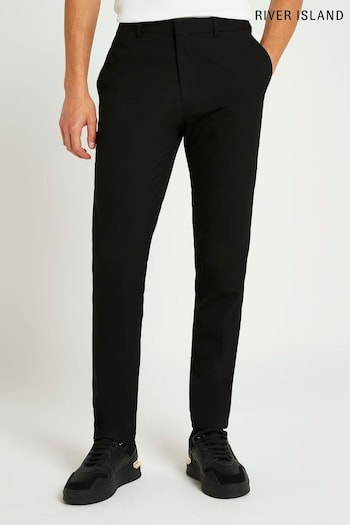 River Island Sloane Pocket Black Trousers (U87365) | £27