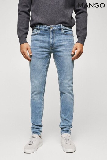 Mango Blue Jude Skinny Fit Jeans (U87491) | £36