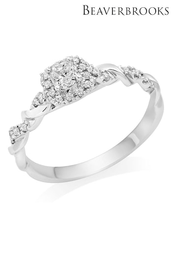 Beaverbrooks Platinum Diamond Ring (U87742) | £2,350