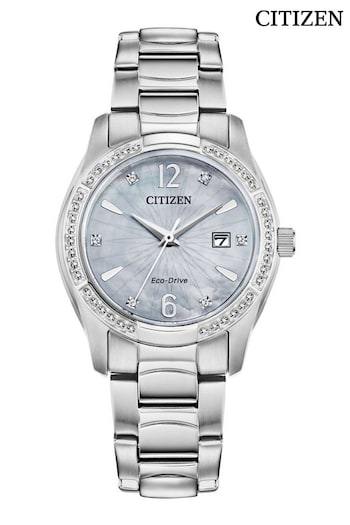 Citizen Ladies EcoDrive Crystal Case Watch (U87874) | £229