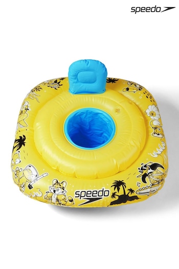 Speedo Yellow Learn To Swim 0 to 1 Years Print Swimseat (U88063) | £23