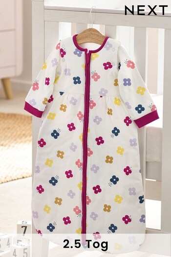 Jewel Floral Baby 100% Cotton Removable Sleeves 2.5 Tog Sleep Bag (U88269) | £32 - £36