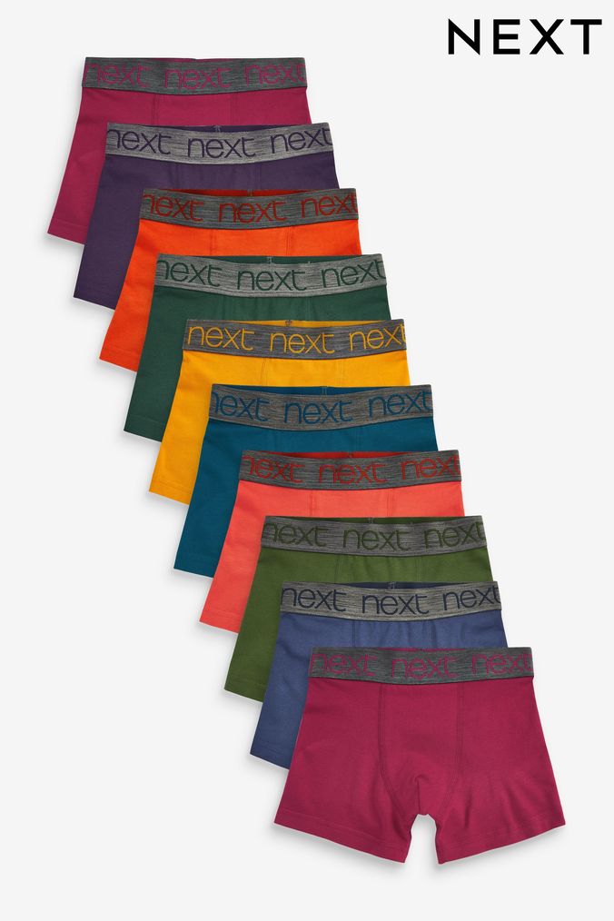 Autumnal 10 Pack Trunks (2-16yrs) (U88479) | £27 - £32