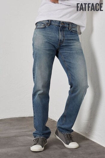 FatFace Blue Straight Authentic Wash REF Jeans (U88583) | £59