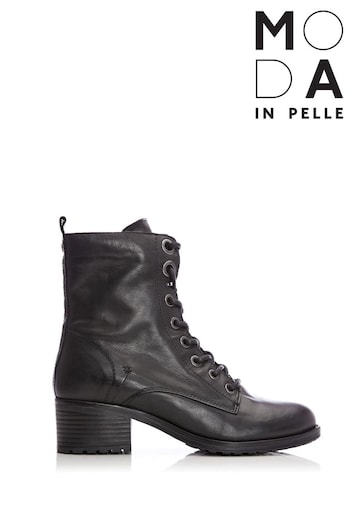 Moda In Pelle Bezzie Lace Up Leather Ankle Boots (U88858) | £139