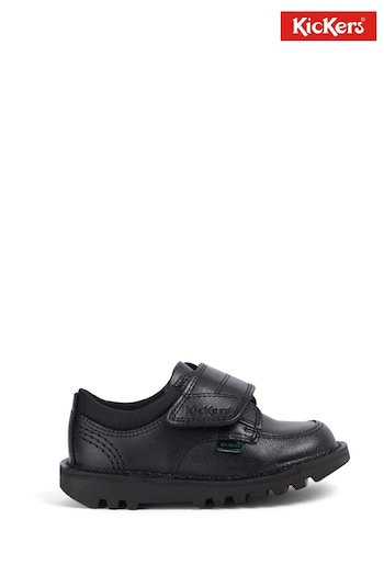 Kickers Infant Kick Lo Scuff Black Shoes (U89006) | £55