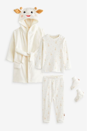 Sophie La Girafe Night Time Pyjama Slipper And Robe 3 Piece Bundle (U89083) | £50
