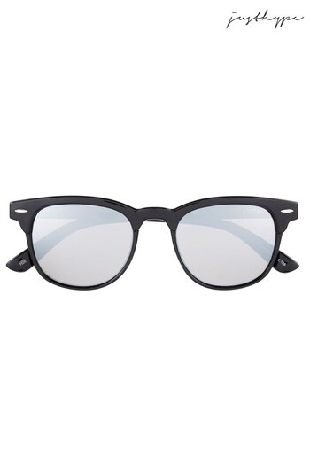 Hype. Black Club Wave Sunglasses (U89152) | £40
