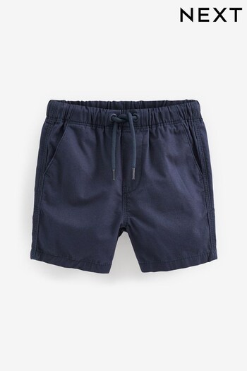 Navy Plain Pull-On Shorts (3mths-7yrs) (U89379) | £6 - £8