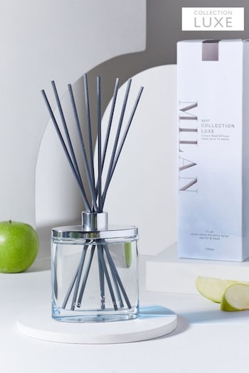 Collection Luxe Milan Green Apple & Magnolia 170ml Fragranced Reed Diffuser Refill (U89383) | £22