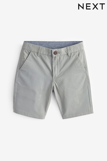 Light Grey Chino Mths Shorts (3-16yrs) (U89393) | £9 - £14