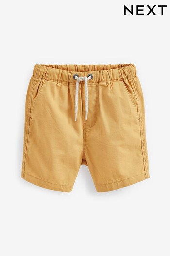 Ochre Yellow Plain Pull-On Shorts (3mths-7yrs) (U89400) | £1.50 - £4
