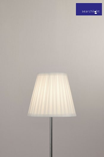 Searchlight White Belle Pleated Lamp Shade (U89542) | £15