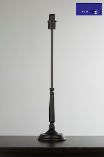 Searchlight Black Longi Candle Stick Base (U89546) | £35