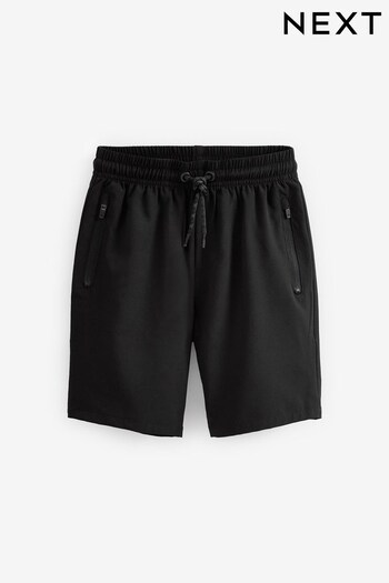 Black Sports Shorts (3-16yrs) (U89569) | £13.50 - £18.50