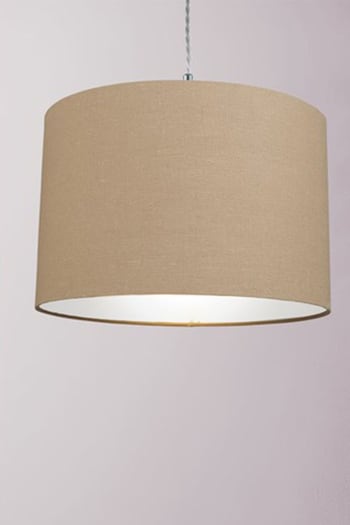 Village At Home Putty Grey 12" Raj Pendant Shade (U89839) | £35