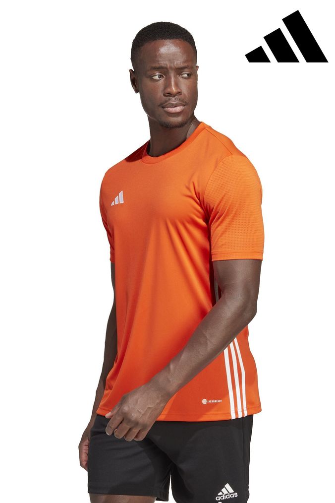 Orange adidas 2025 t shirt mens