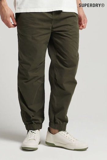 Superdry Green Organic Cotton Parachute Grip Pants (U8P607) | £55