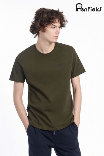 Penfield Green Hudson Script T-Shirt (U90182) | £25
