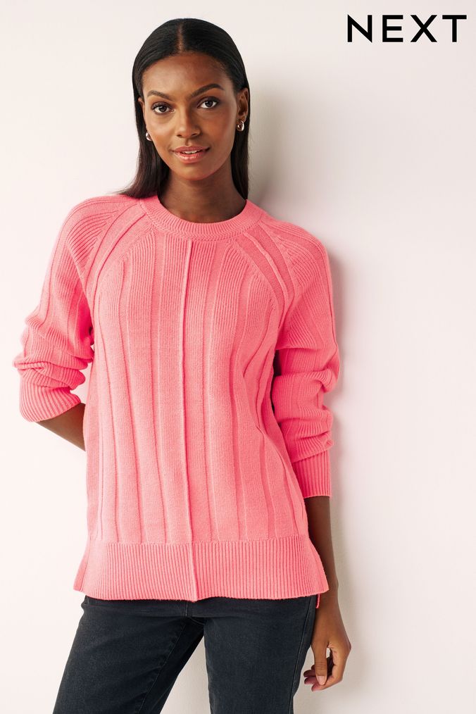 Plain pink jumper online