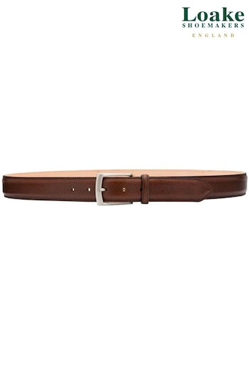 Loake Henry Brown Leather Belt (U91702) | £80