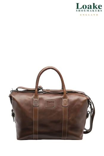 Loake Brown Balmoral Leather Weekend Bag (U91715) | £270