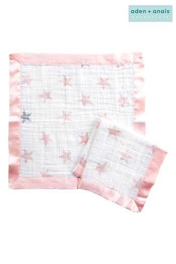 aden + anais essentials Muslin Comforter Security Blankets 2 Pack Pink (U92532) | £13