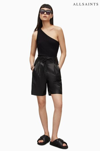 AllSaints Savannah Black Shorts Hertitage (U92562) | £169